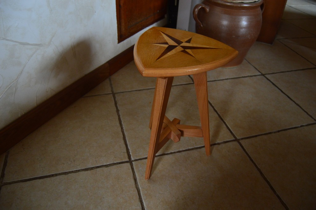 Tabouret ébéniste d'art