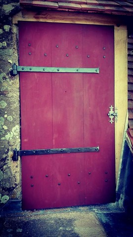 Porte en chene d'ébéniste